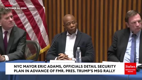 BREAKING NEWS: NYC Democratic Mayor Eric Adams Says He Does Not Think Trump Is A Fascist