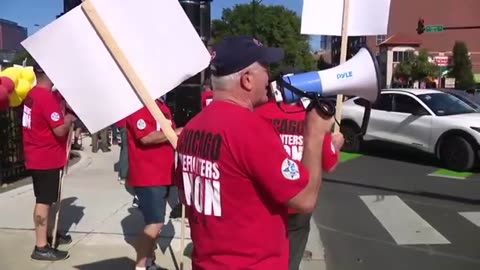 Protestors rally outside Israeli Consulate on day 2 of DNC