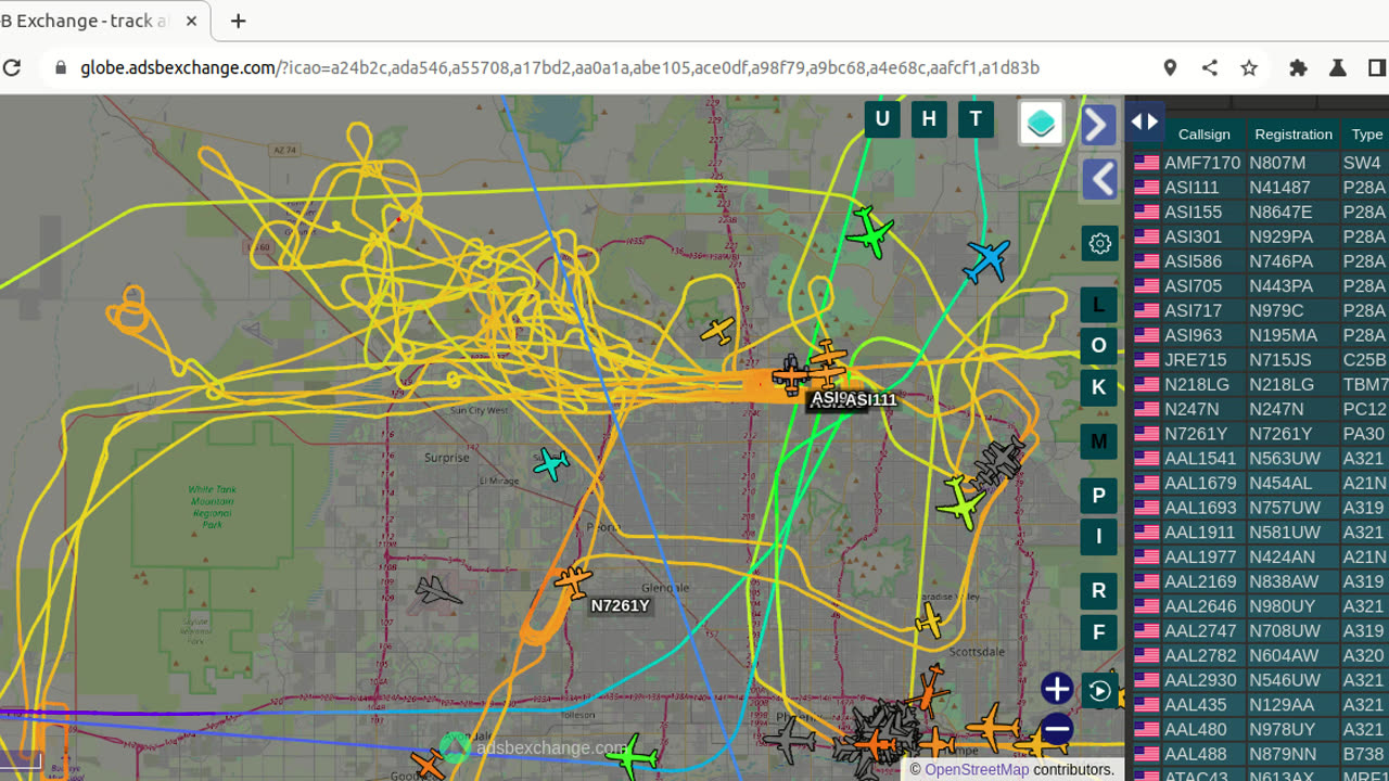 More KPHX and BANK OF UTAH over my head - Feb 7th 2024 -