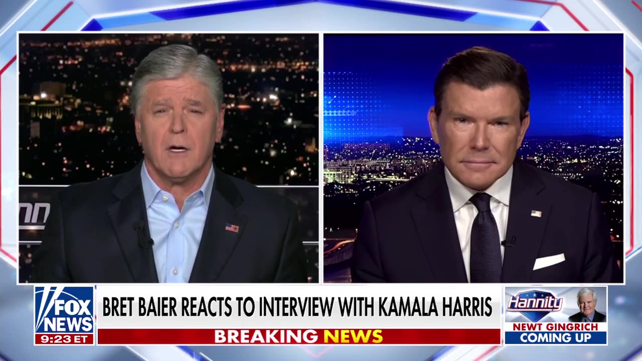 Bret Baier Reveals Just How Far Kamala's Handlers Went To End Interview
