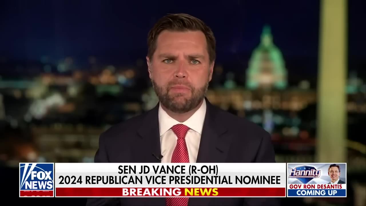 JD Vance: This is a shameful moment for Kamala Harris