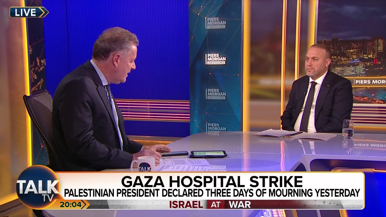 PIERS MORGAN VS PALESTINIAN AMBASSADOR HUSAM ZOMLOT