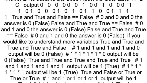 Evaluating Boolean logic with 3 or more variables