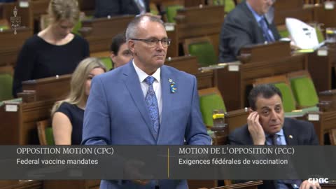 Debate on Motion to End Vaccine Mandates Mar24-22 -Part 2of21 🔵 Luc Berthold (C)