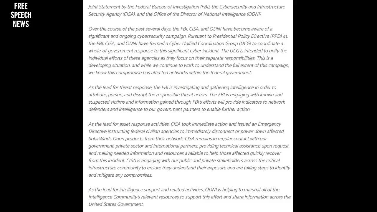12-17-20 BREAKING NEWS! DNI REPORT DELAY, HACKING ALL OVER