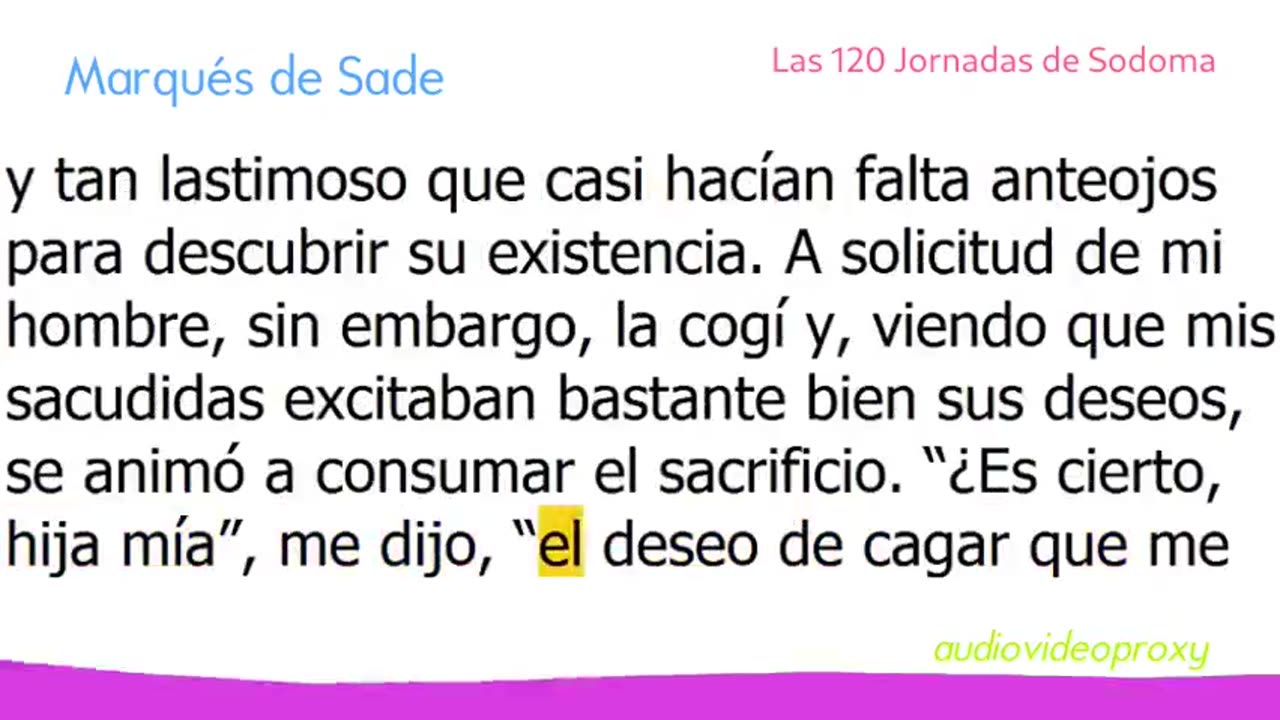 Marqués de Sade - Las 120 Jornadas de Sodoma 2/4