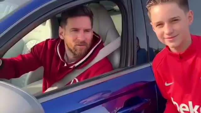 MEETING MESSI AGAIN at training ground!