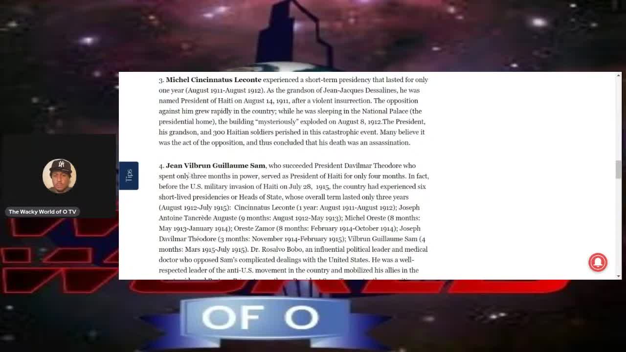 5 Presidents of Haiti That Was Assassinated