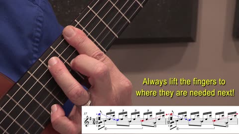 Tech Tip Left-Hand Finger Preparation Video #7: Leyenda (Albeniz)