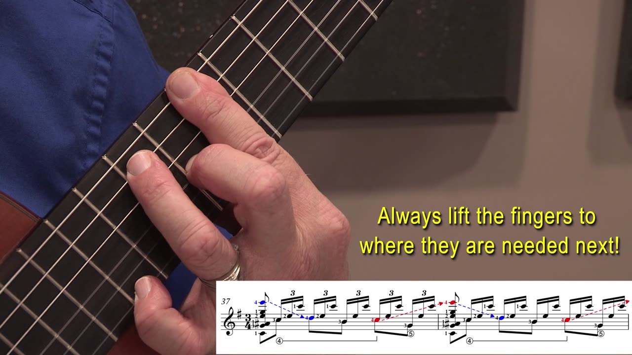 Tech Tip Left-Hand Finger Preparation Video #7: Leyenda (Albeniz)