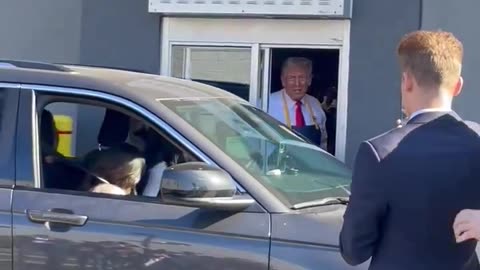 Imagine pulling up to McDonald's and it's Trump at the window with your order