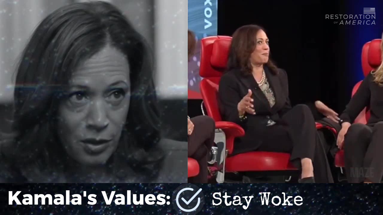 Kamala Harris tells us her values have not changed