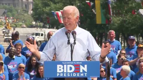 Biden says Trump inherited an economy from Obama and Biden