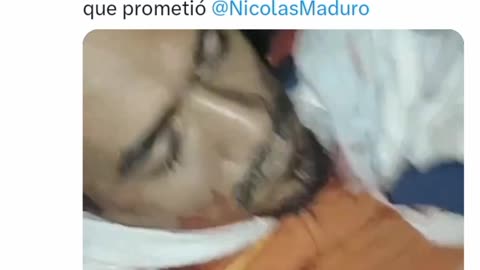 URGENTE: Lamento informar que a tirania de Maduro ceifou a primeira vida, um homem foi assassinado.