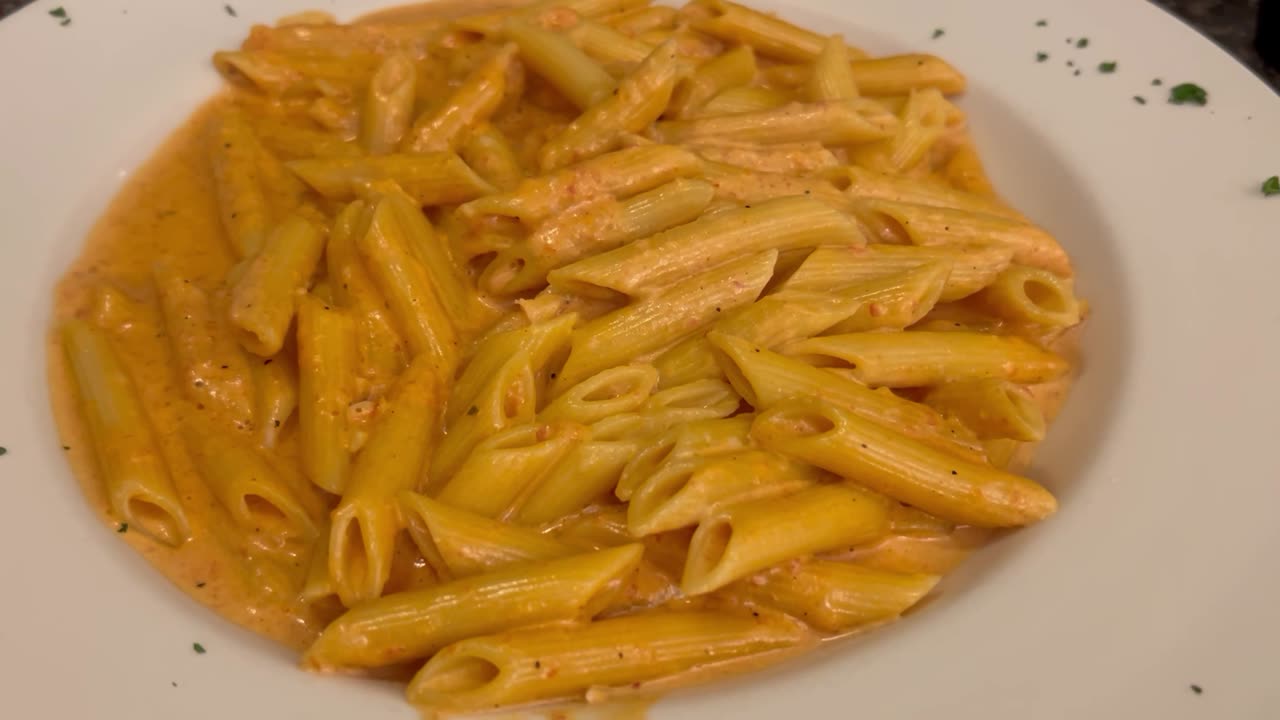 Always a good time for Penne with The Vodka Sauce! OH!