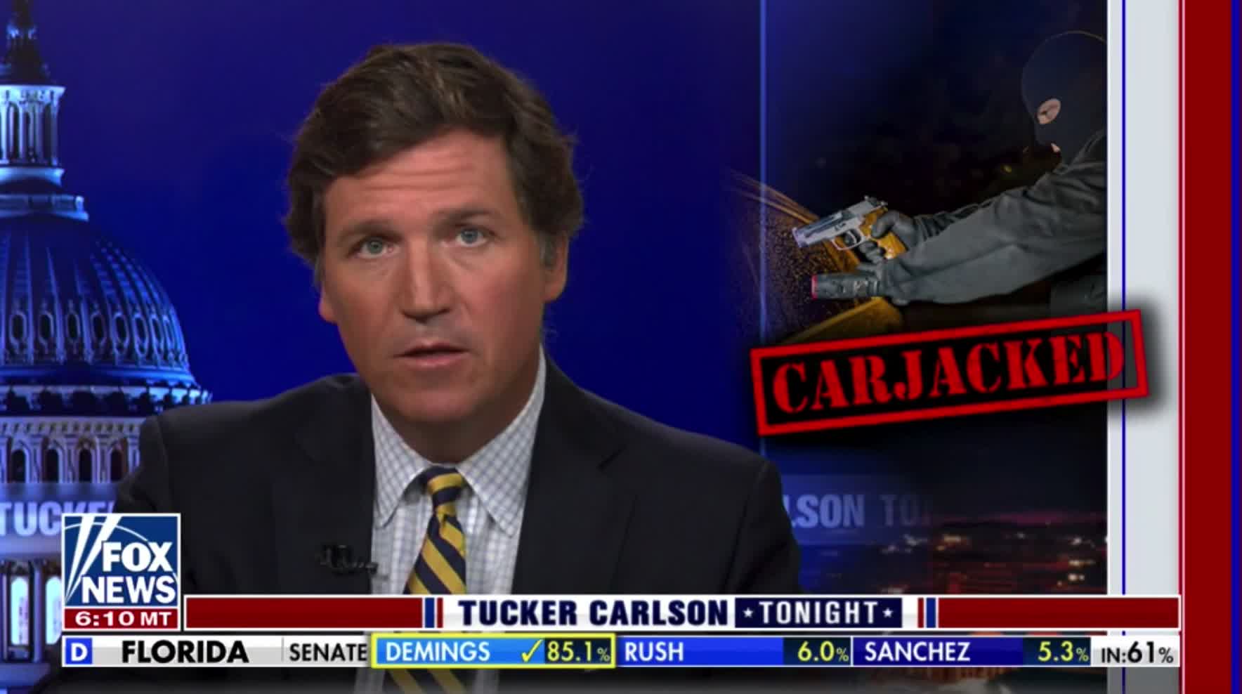 Tucker Carlson: "Carjacking is the clearest possible sign that your civilization is falling apart."