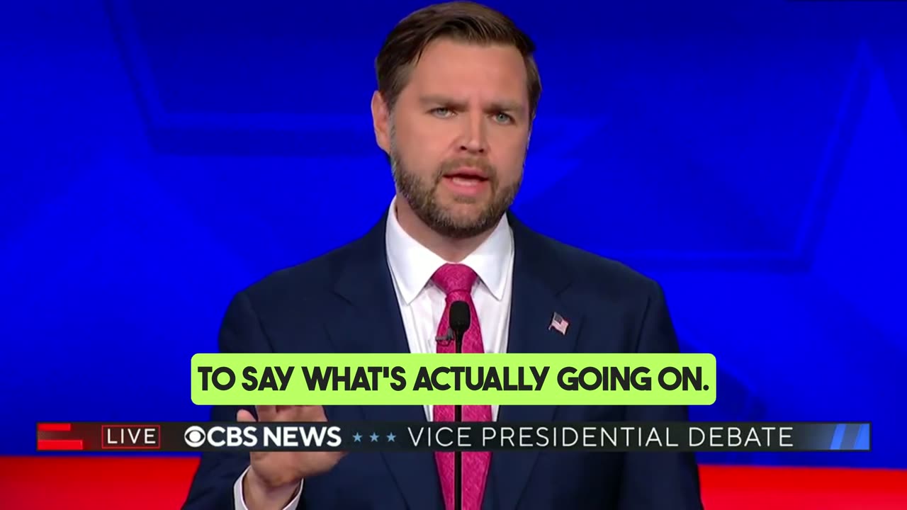 CBS News Cuts of J.D. Vance's Mic After He Started Refuting Their Fact-Check on Him