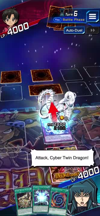 Yu-Gi-Oh! Duel Links - Meet Zane’s Cyber Twin Dragon Gameplay