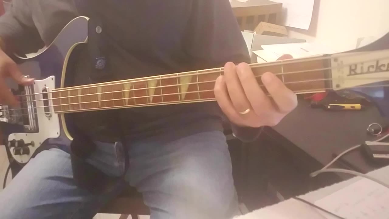 Rush - Vital Signs Bass Cover