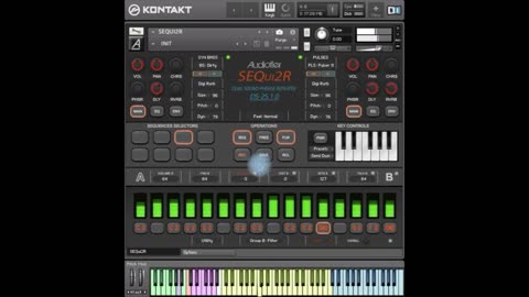 Using The Sequencer in Audiofier SEQui2R In It's 'Contrain to Key' Mode