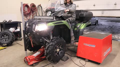 2020 Honda Rubicon TRX520FA7 STOCK Base Dyno Run