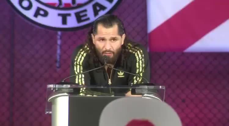 UFC's Jorge Masvidal Gives Passionate Speech Backing Trump