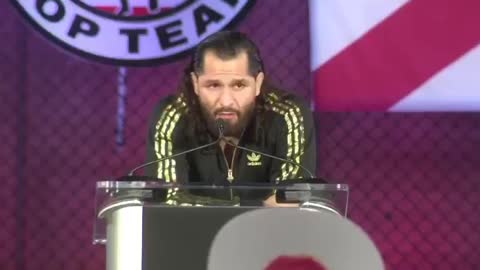 UFC's Jorge Masvidal Gives Passionate Speech Backing Trump