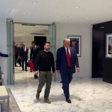 Trump And Zelenskyy Meet At Trump Tower