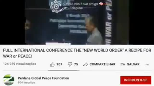 13 -Ministro da Malásia fala sobre a Nova Ordem Mundial e a redução da população.