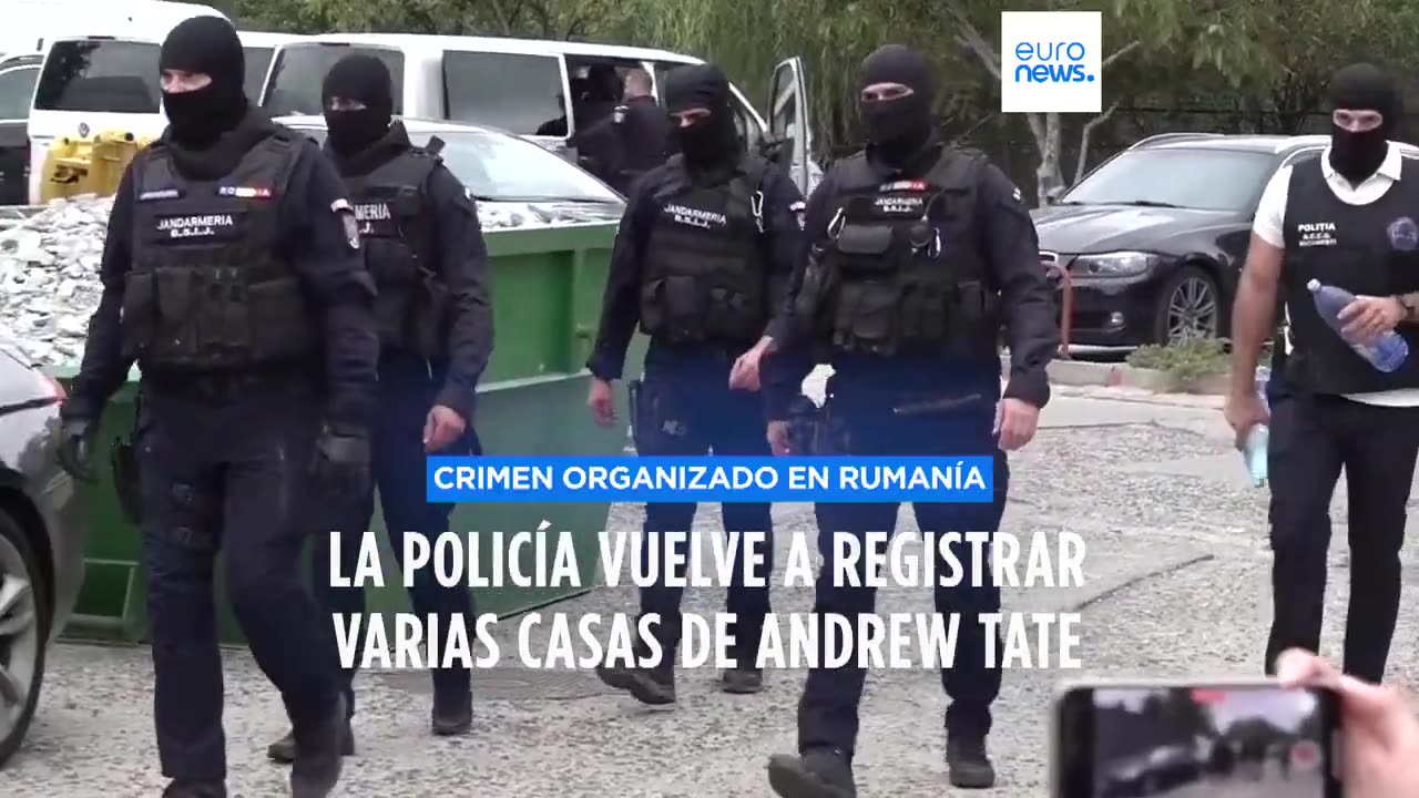 La Policía rumana registra la casa de Andrew Tate por nuevas acusaciones que implican a menores