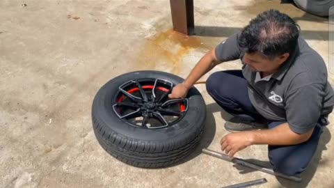 Easy Method of Tyre Fitment