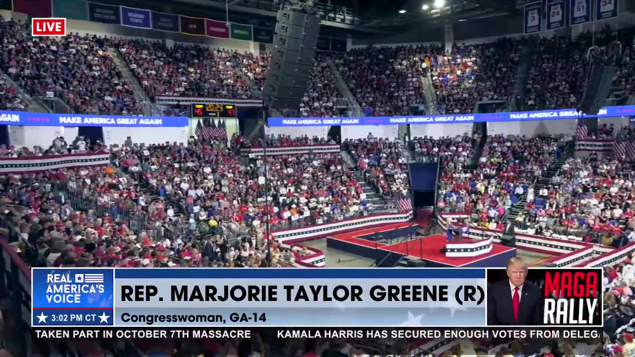 MTG Tells Trump Rally Audience That the Road to the White House Goes Through Georgia