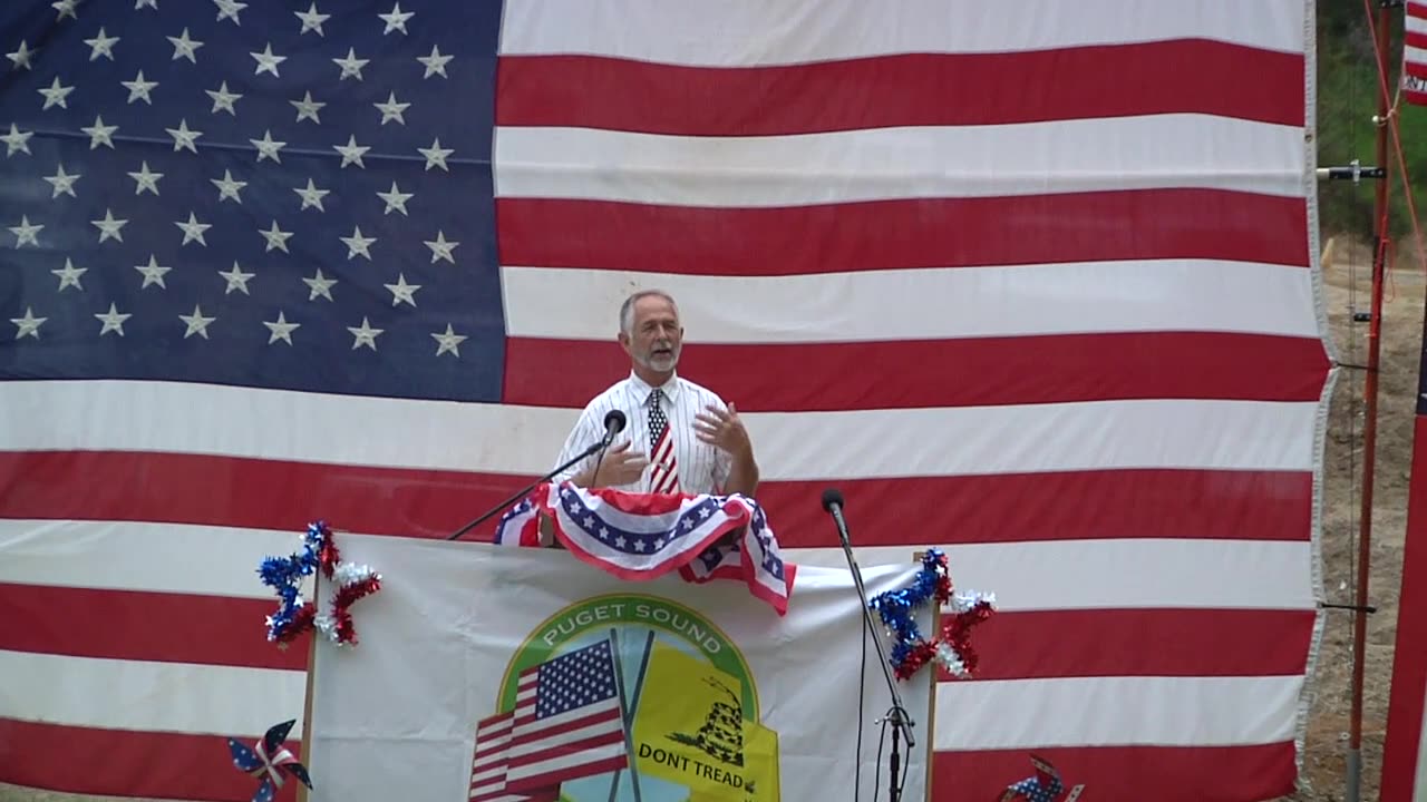 Scott Henden candidate for Kitsap County Commissioner at the PSP picnic