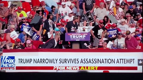 God saves President Trump