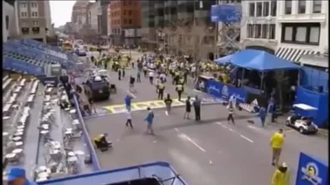 Boston Marathon Bombing Drill Conspiracy Cowboy Hat Guy Legs Blown off - matt suniyani - 2013