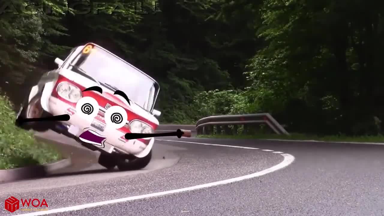 Funny cars stunt