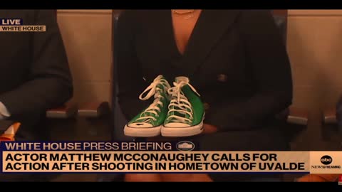 Matthew McConaughey, Uvalde School Shooting - SHOES - THE ONLY CLEAR EVIDENCE