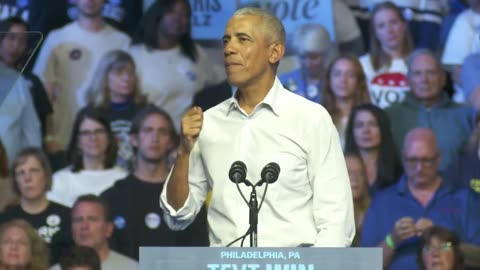 Barack Obama Harris-Walz rally Philadelphia, PA FULL Pool 10/28/24