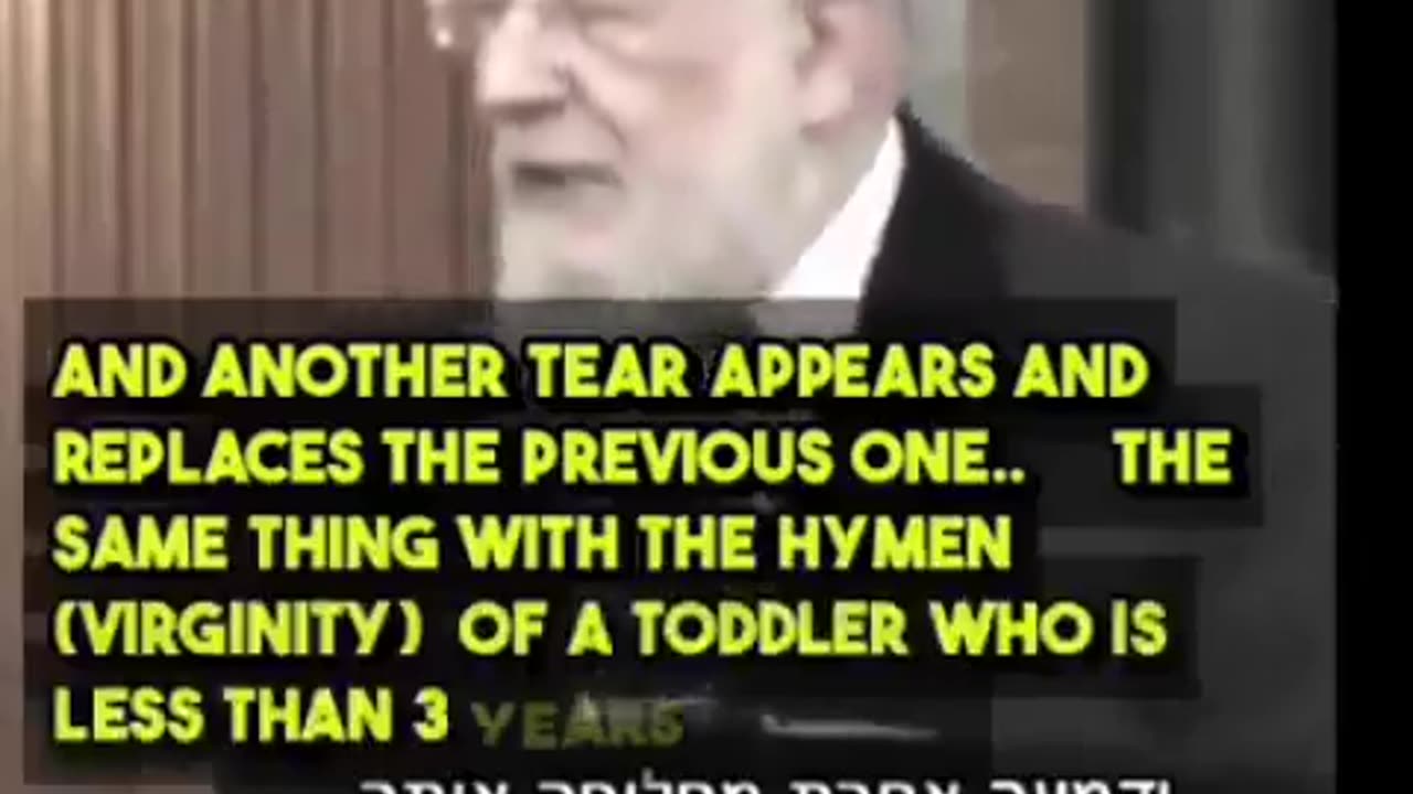 Rabbi: Raping a toddler is just like poking yourself in the eye