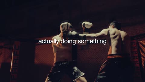 GET UP AND GET IT OVER WITH.