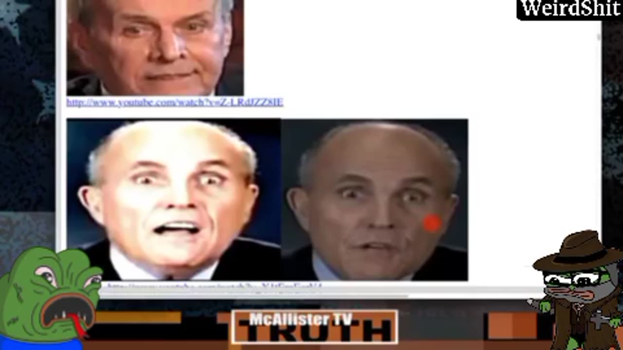 MTV MACALLISTER TV~REPTILE EYES~BUSHES POLITICIANS~CELEBRITIES AND RELIGIOUS LEADERS & MANY MORE~TOO MANY TO NAME