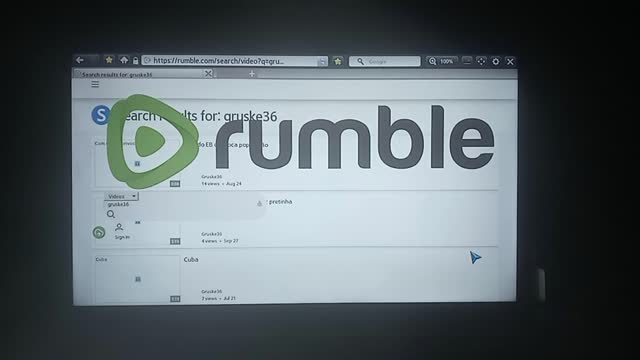 Rumble na tv Sansumg com linux