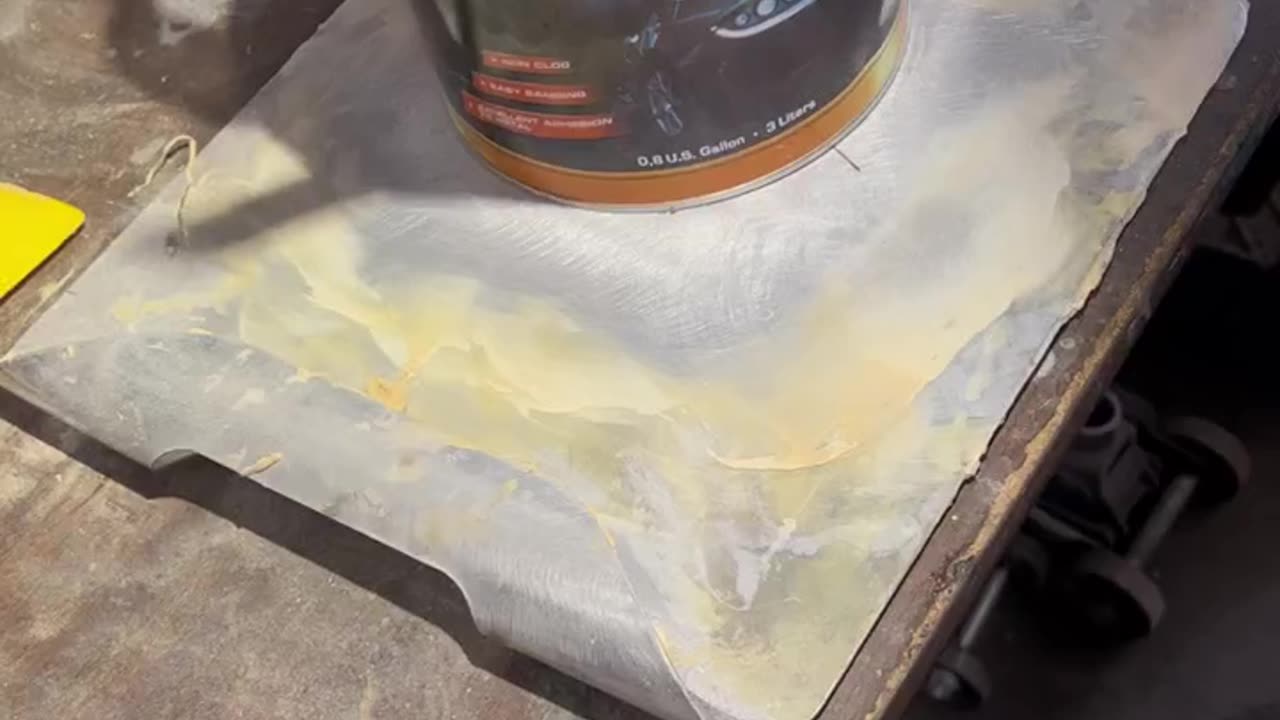 YOU'RE FIRED!!! How To Lose Your Job By A Blind Man Mixing DIY Bondo In Automotive Auto Body Shop