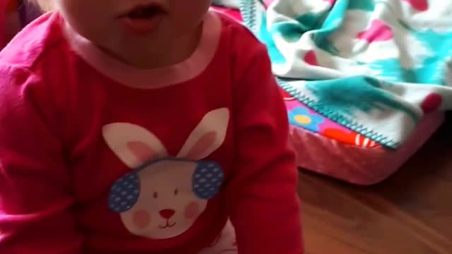 Smart baby got upset with mom 🤗TOO CUTE