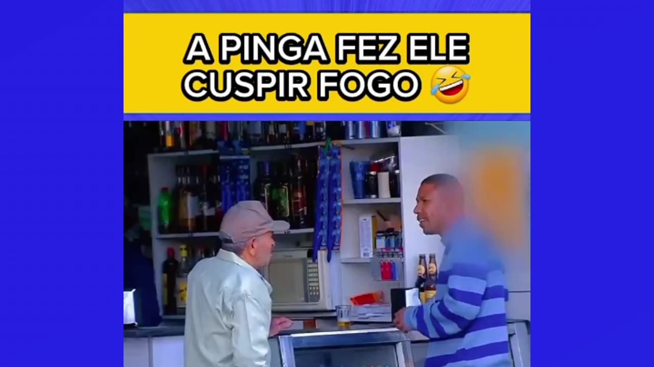 Pinga faz cuspir FOGO!! FIRE DRUNK