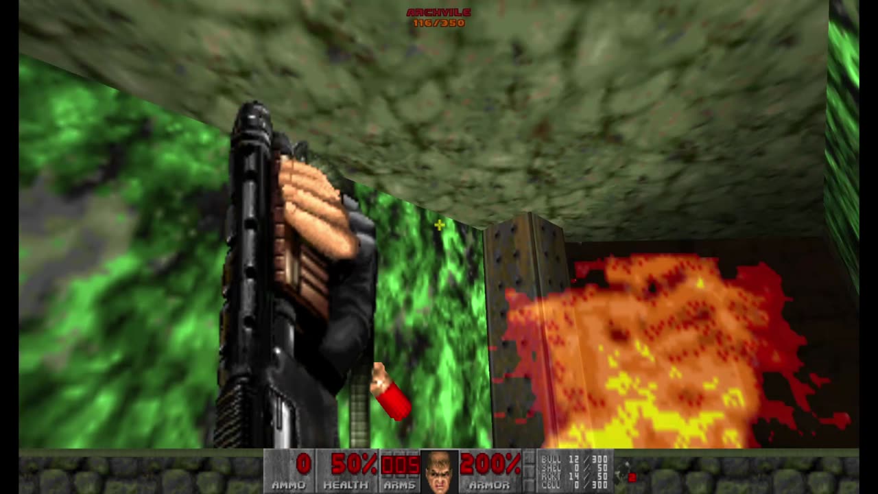 Brutal Doom - Plutonia - Pistol Start - Hard Realism - Bunker (MAP26)