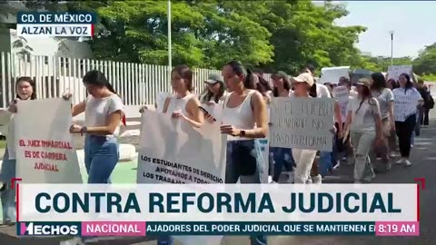 MARCHAS CONTRA LA REFORMA | Jueces y trabajadores se manifestarán en la CDMX