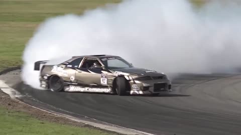 Car running on the track - drift