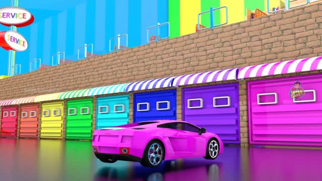 Super Sports Cars Paint Shop Garage Cars Parking Games Videos