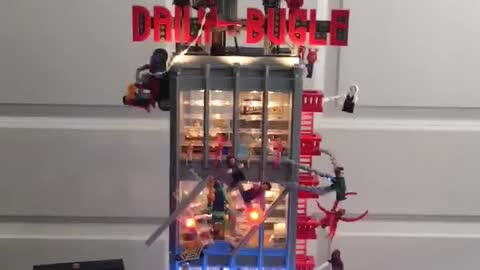 Lego Daily Bugle Set with lights and sound